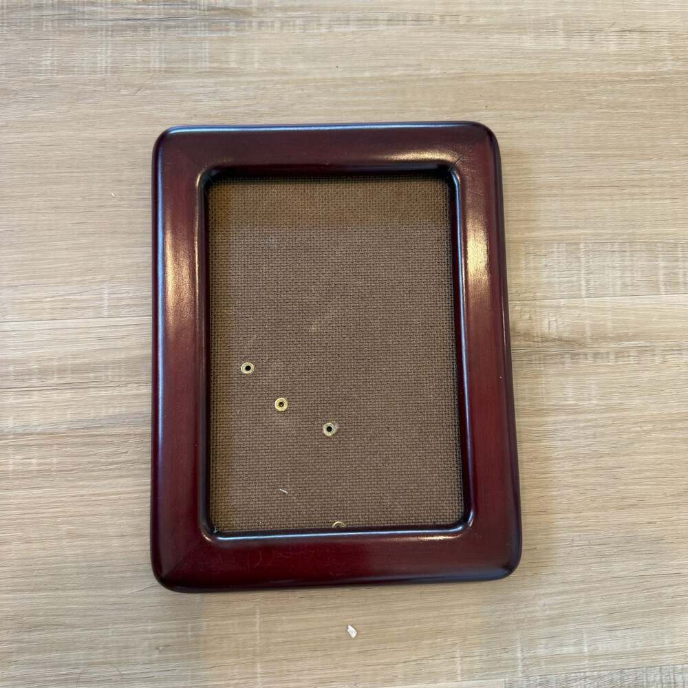 Vintage Fetco Handcrafted Wood Picture Frame 7x9